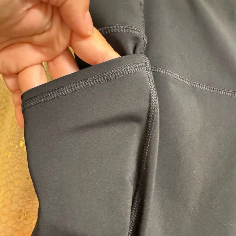 RBX Plus Black Super Soft Ultra Hold Ankle Length Legging Pockets 3X - Picture 5 of 9